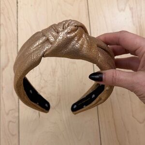 Lele Sadoughi Elegant Gold Knot Headband